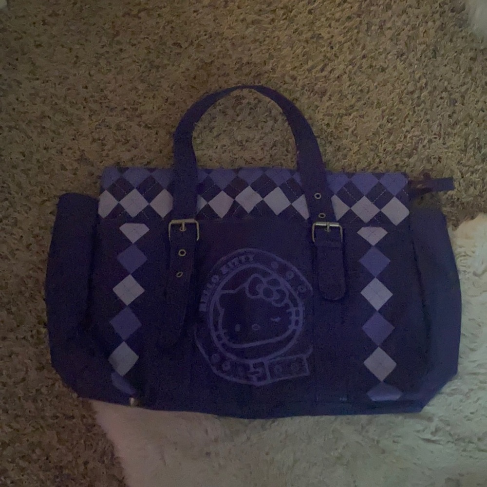 hello kitty duffle y2k bag